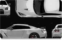 Nissan Skyline GT-R35 2008 Orthographic View